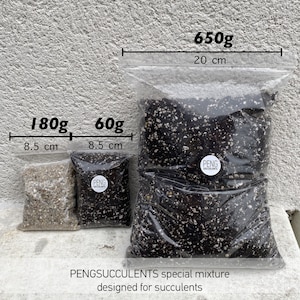 Succulent soil, topping gravel-  special mixture from PENGSUCCULENTS (good for aloe & cactus)