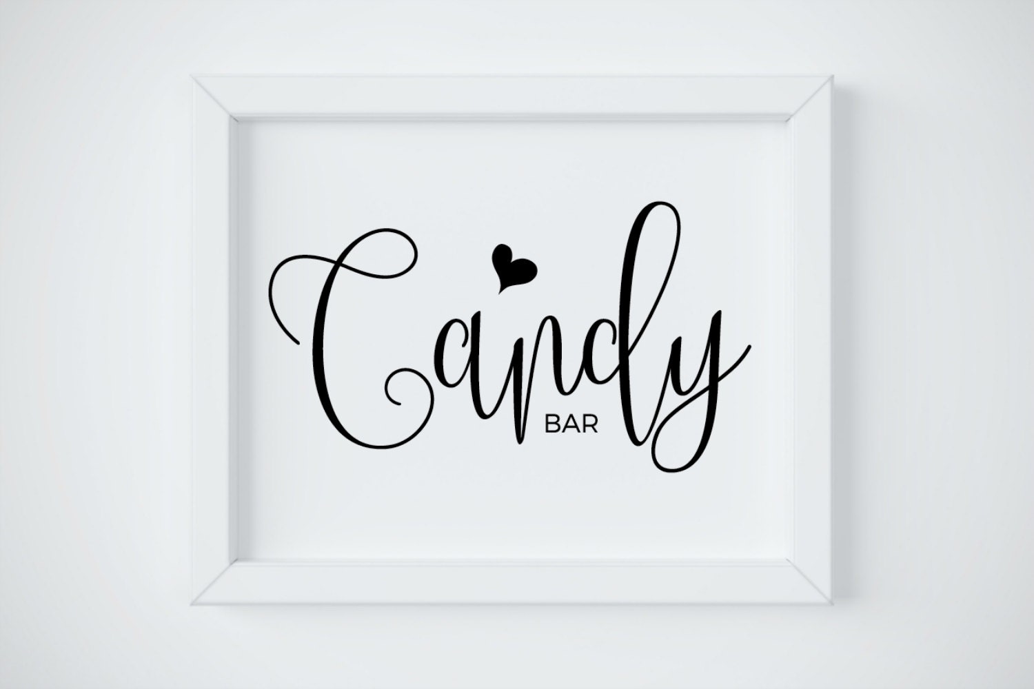 Candy Bar Sign Candy Bar Printable Candy Buffet Sign | Etsy