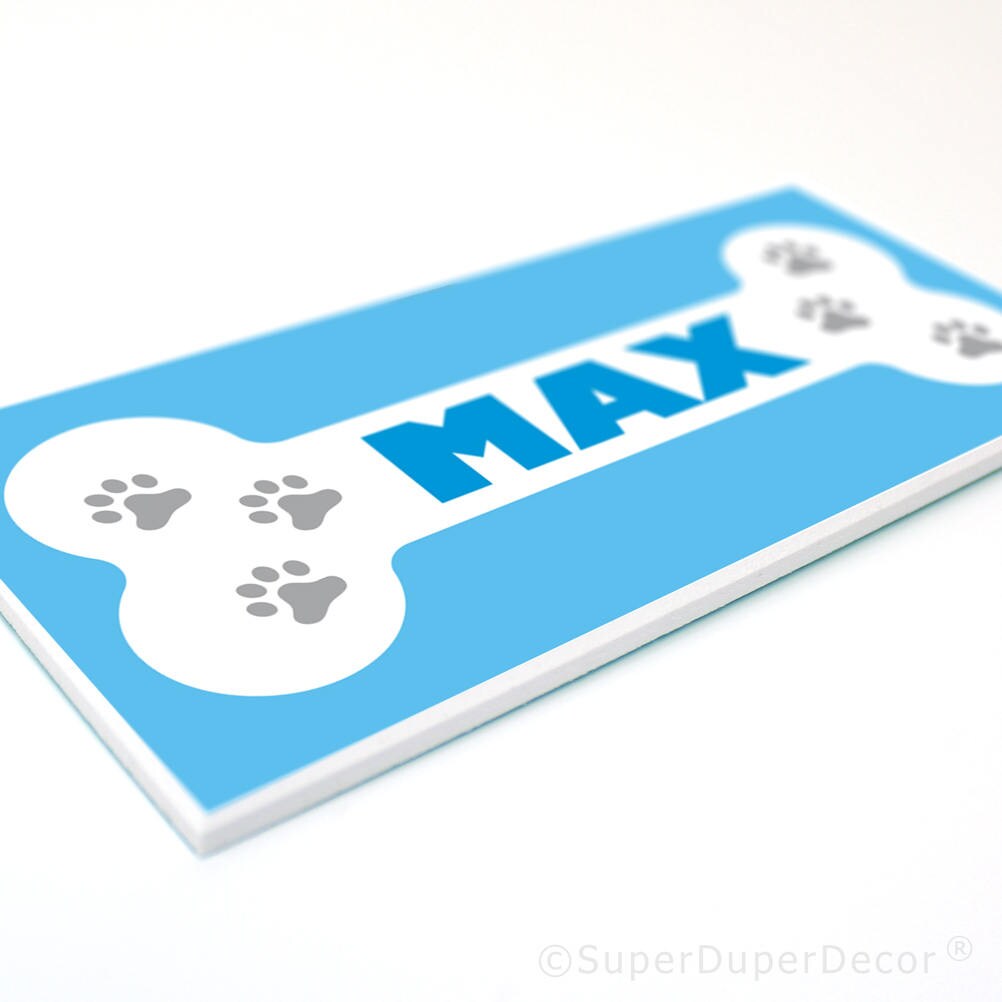 Dog House Name PLAQUE Personalised Pet Home Kennel Bed Indoor Outdoor