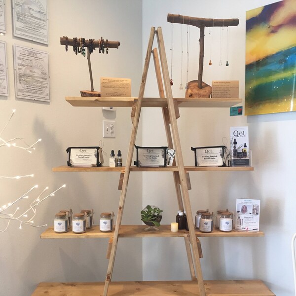 Ladder Display Shelving