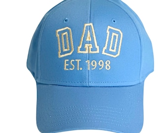 Dad Hat Embroidered with Kids Names Meaningful Gift for 1st Time Dad, First Father's Day Gift, Personalized Gift for Grandpa, Gift from Kids