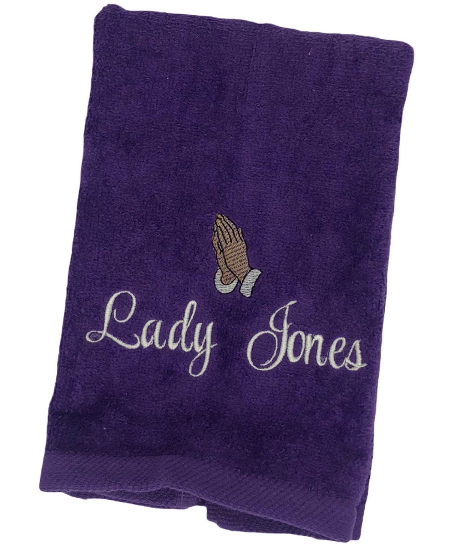 Personalized Embroidered Pastors Towels With Praying Hands Etsy