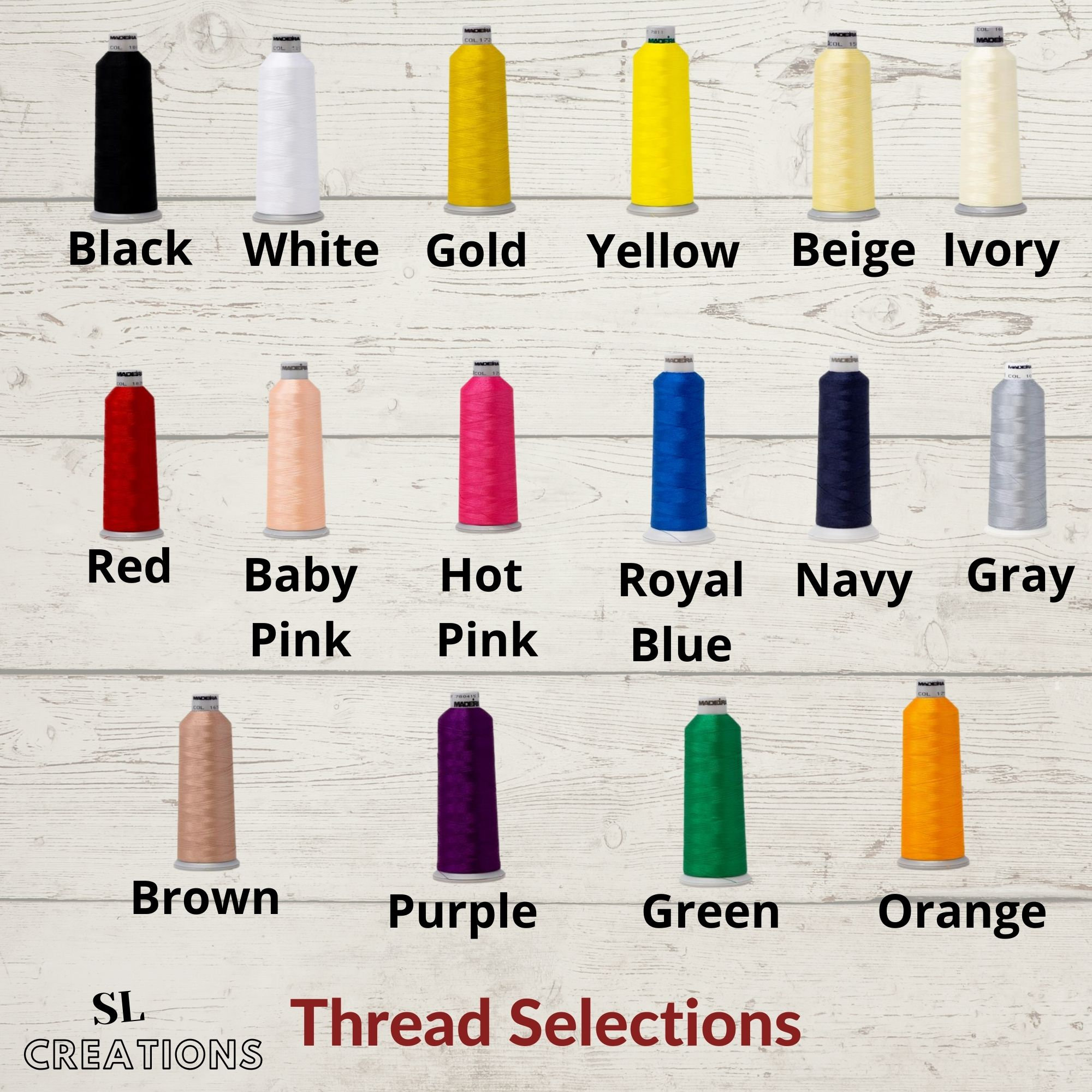 Custom Logo Embroidery, Personalized Embroidery, Made to Order ...