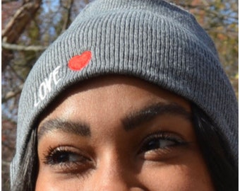 Custom Knit Beanie Embroidered Personalized Monogrammed Custom Hat, Personalized Wireless Beanie, Gift for Him, Gift for Her, Coworker Gift