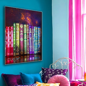 Book Photography,Book Print,Book Lover Gift,Book Photo,Paris Photography,Library Wall Decor,Book Lovers Gift,Library Art,Custom Color Art
