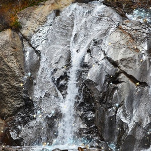Waterfall Photography Large Scale Metal Prints Fairytale Art Fantasy Art Landscape Photography Colorado Art Metal Print Surreal Nature Print