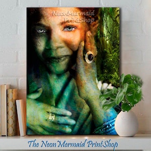 Goddess Art,Divine Feminine Art,Fairytale Art,Mother Nature,Female Empowerment Art,Feminine Art,Feminine Decor,Fantasy Art Print of Gaia