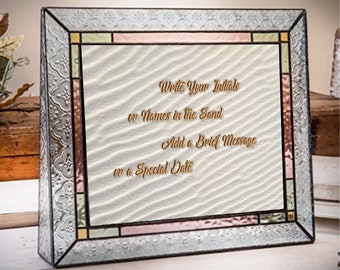 Unique Wedding Gift,Custom Beach Writing,Message in Sand,Personalized Art,Heart in Sand,Anniversary Gift,Gift for Couple,Custom Wedding Gift