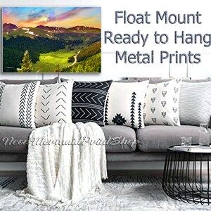 Mountain Sunset Art,Colorado Landscape,Colorful Art,Living Room Art,Metal Print,Mountain Scene,Valentines Day Gift,Pastel Decor,Teri Rowan image 4