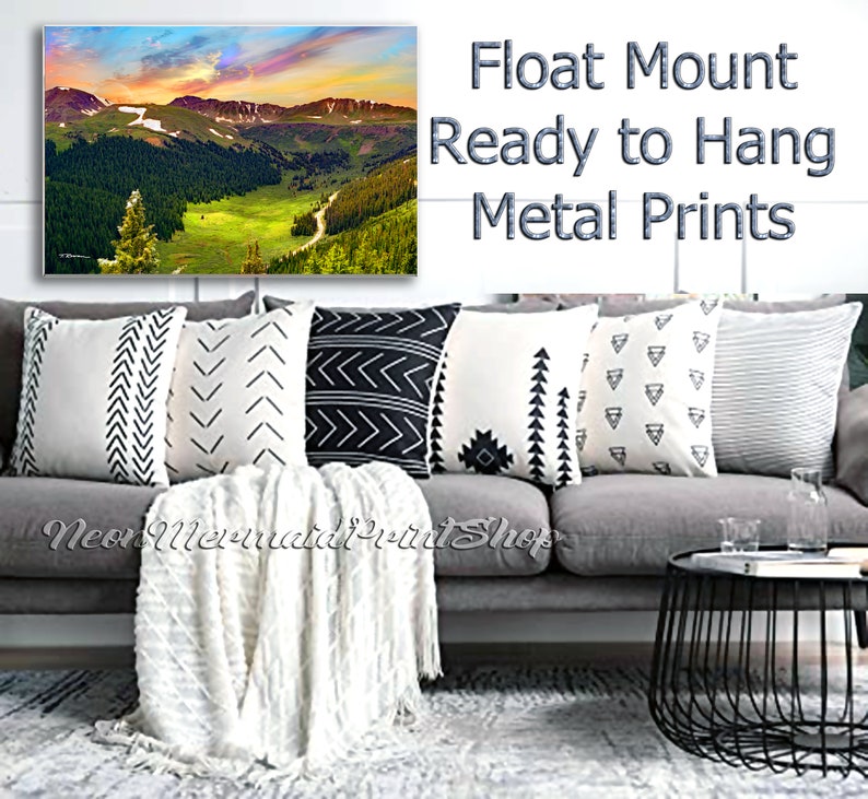 Mountain Sunset Art,Colorado Landscape,Colorful Art,Living Room Art,Metal Print,Mountain Scene,Valentines Day Gift,Pastel Decor,Teri Rowan image 4