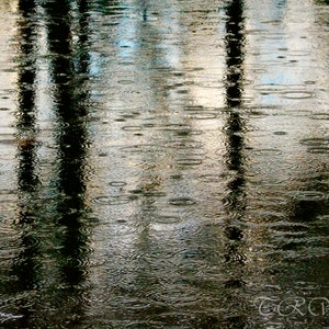 Rain Art,Abstract Rain Photography,Water Art,Silver Office Art,Abstract Water Photographs,Rainstorm Art,Large Metal Prints,Large Wall Decor
