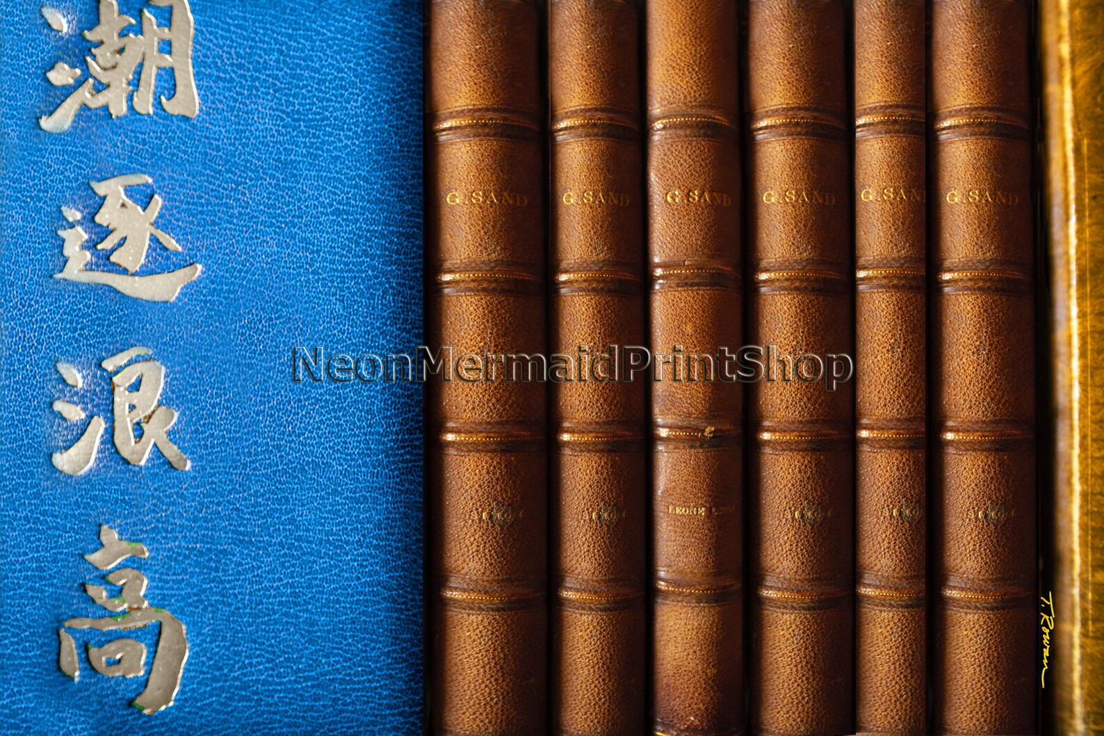 Custom Color Art,book Photography,book Prints,book Lover Gift,book