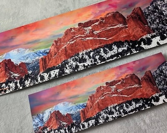 Garden of the Gods Metal Print: Colorado Sunset Landscape Art