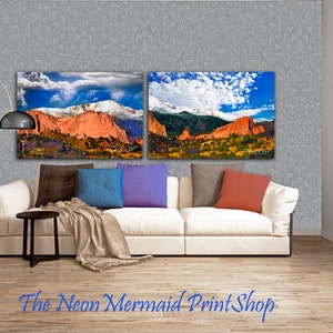 Pike's Peak,Garden of the Gods,Colorado Art,Colorado decor,Colorado Springs Art,Colorado Photograph,Garden of the Gods Art,Mountain Scenery image 5