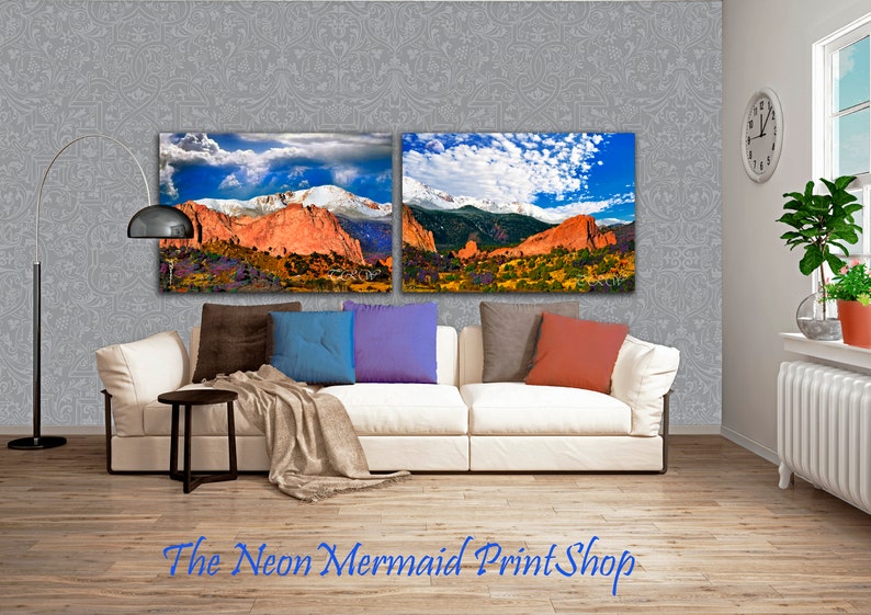 Pike's Peak,Garden of the Gods,Colorado Art,Colorado decor,Colorado Springs Art,Colorado Photograph,Garden of the Gods Art,Mountain Scenery image 5