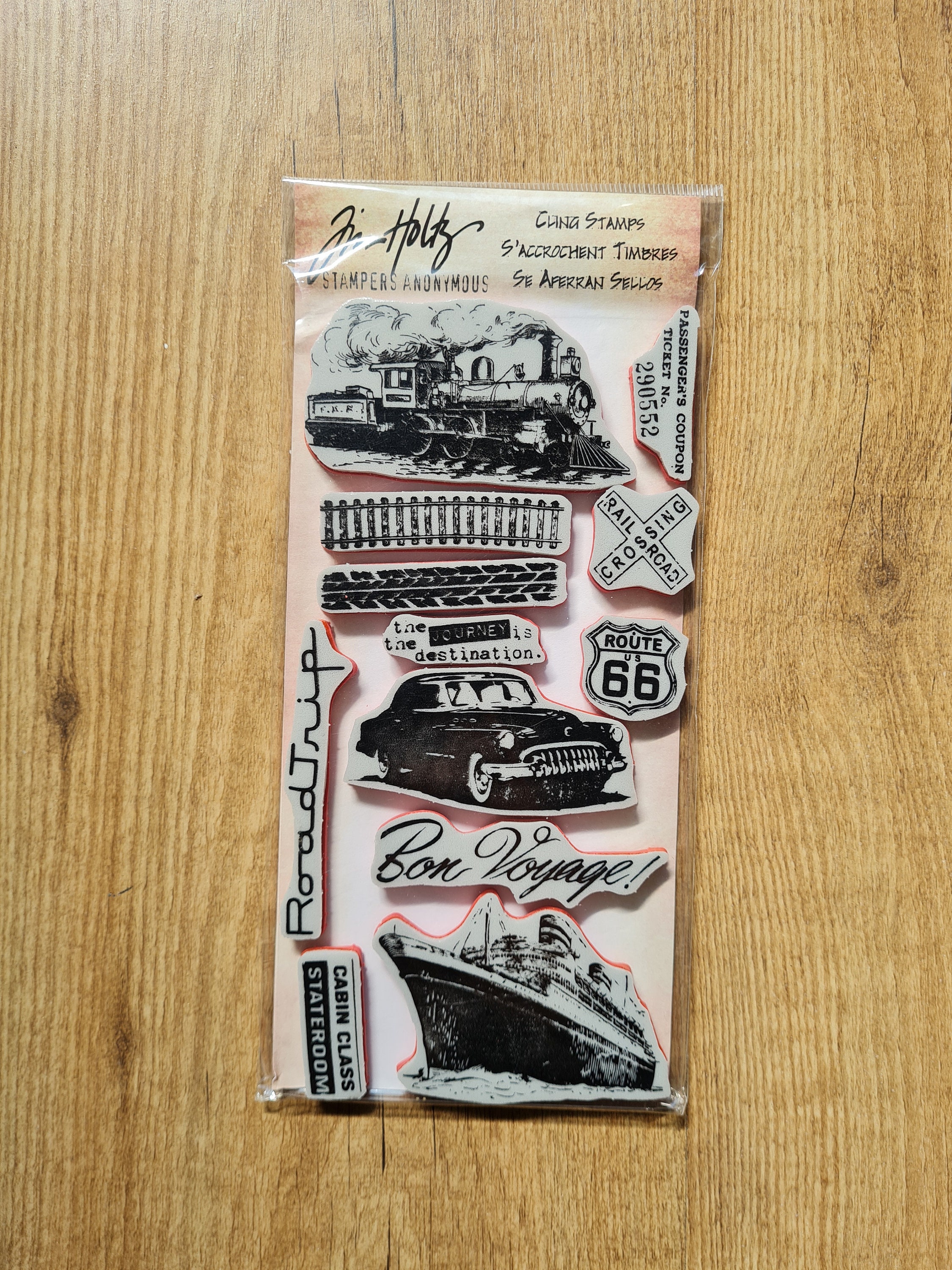 Tim Holtz Stamps / Stampers Anonymous / Cling stamp / Clear Etsy