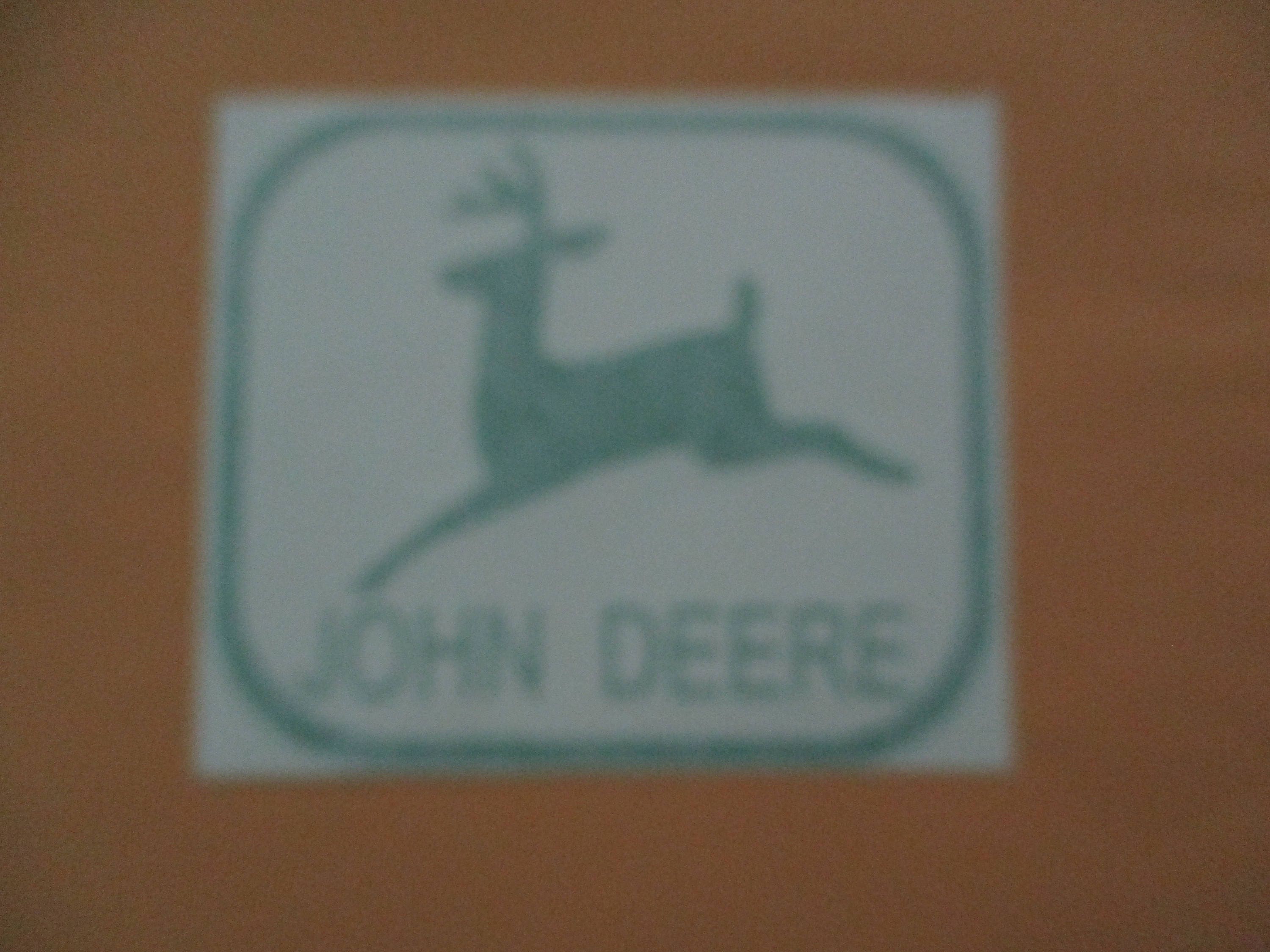 JOHN DEERE Vinyl Sticker in Green Etsy