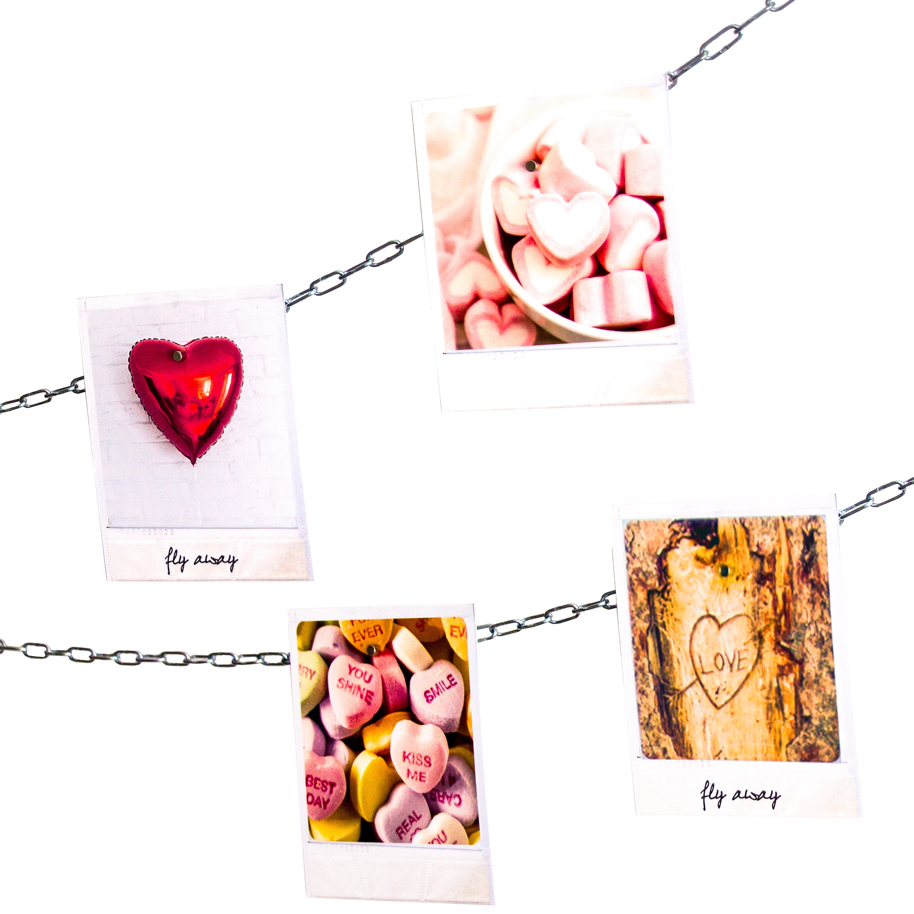 VZU Corde Photo à Suspendre - Lot De 4 Chaînes Photo Avec | FindTheDeal