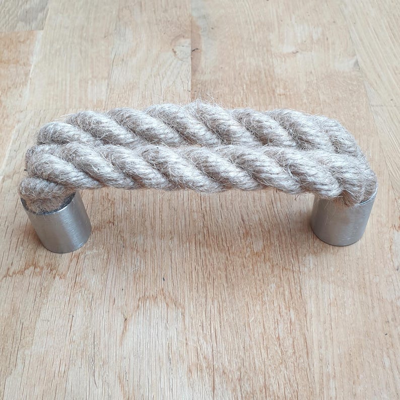Maritime Furniture Handle Made of Jute Rope | Drawer Handle Made of ...