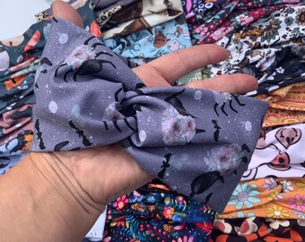 Cotton Jersey Twist Headband | Boho Autumn Print Hair Accessory