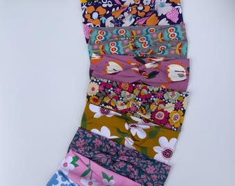 Cotton Jersey Twist Headband | Funky Floral Print Hair Accessory