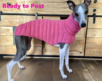 Whippet Jumper (Small) in Pink
