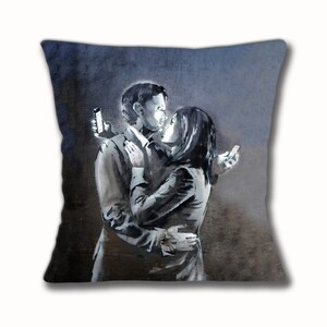 限定特殊マット額装品/バンクシー/ Mobile Lovers ポスター販売