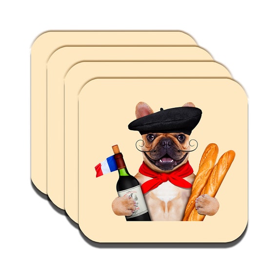 French bulldog top in beret