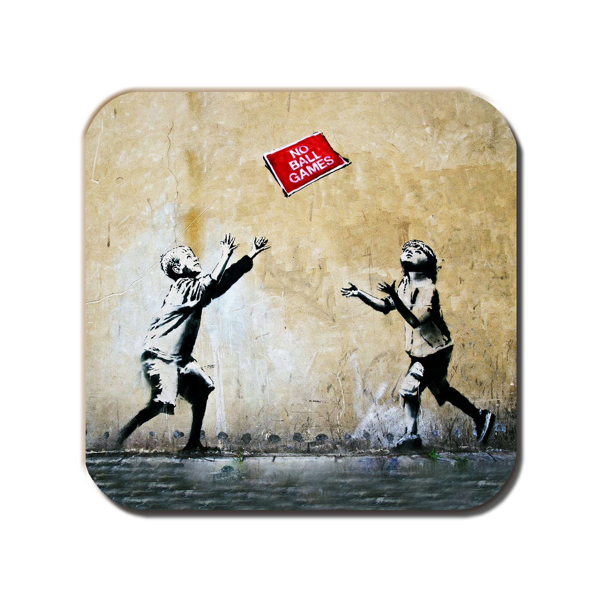 Banksy No Ball Games - Etsy