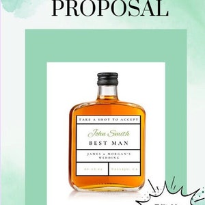 Groomsman Proposal Stickers (Large)