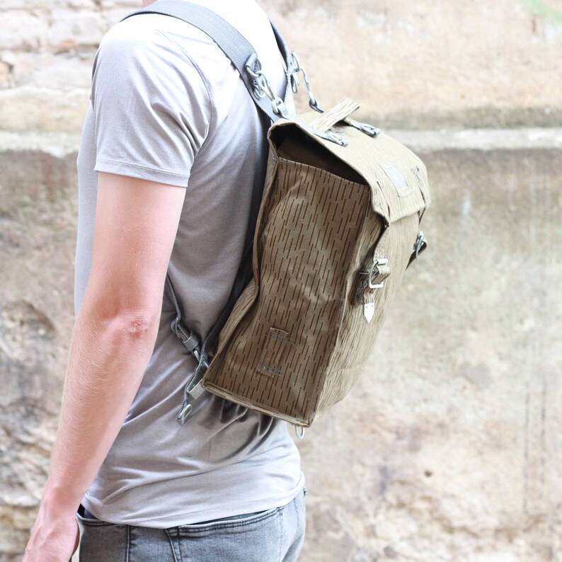 Army Backpack Camp Gear Hipster Backpack Camo Backpack Military Surplus Military Bag Camouflage Backpack Haversack Bag Men Rucksack