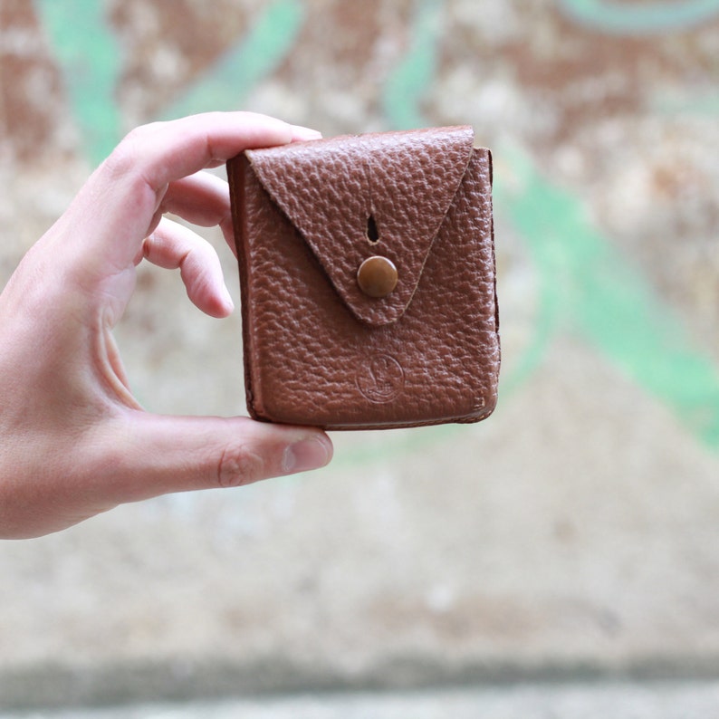 Army Surplus Army Pouch Military Surplus Leather Pouch Small Bag Military Pouch Coin Holder Compass Bag Camp Gear Leather Wallet