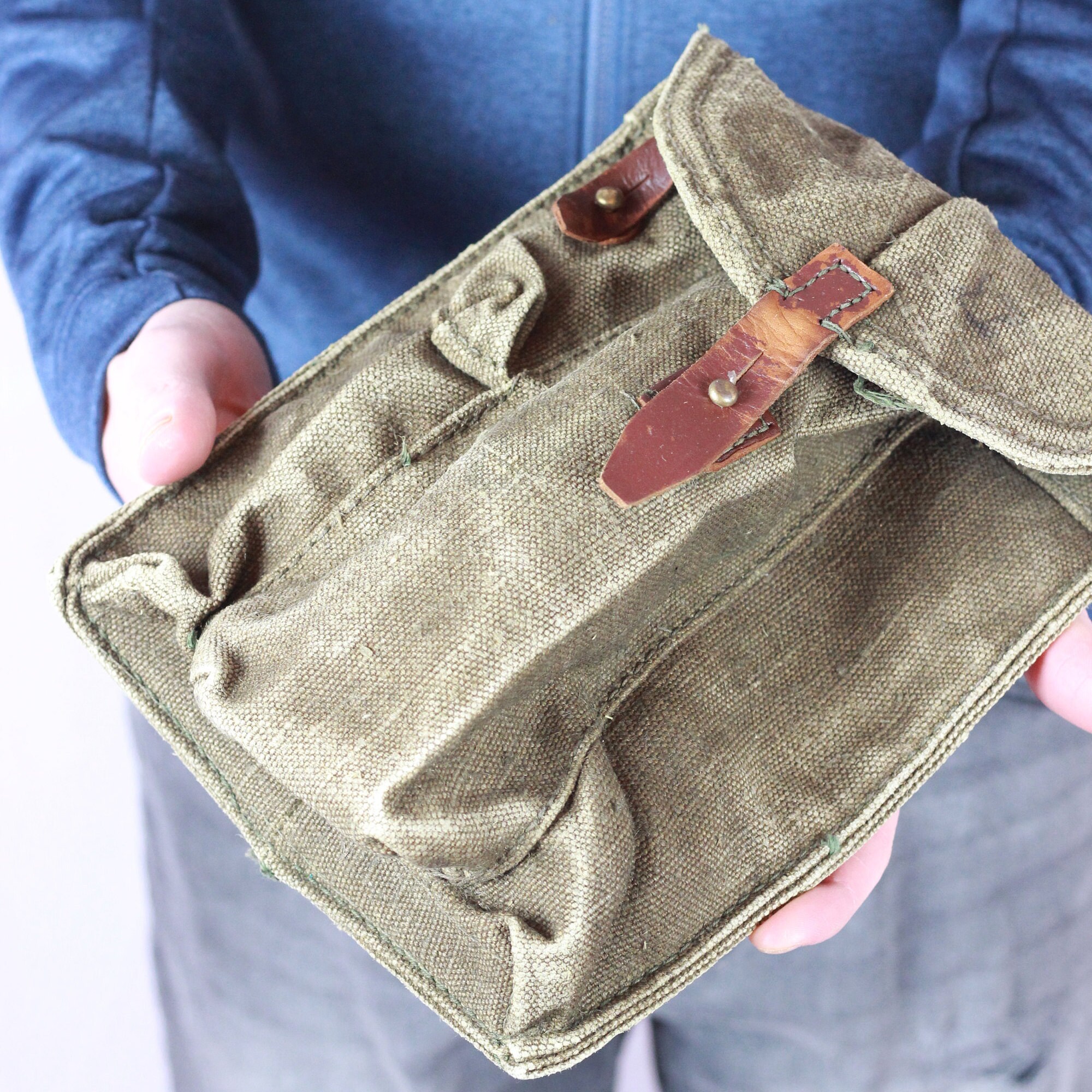Canvas Belt Pouch Canvas Pouch Magazine Pouch Military Etsy