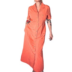 Coral Maxi Dress - Etsy