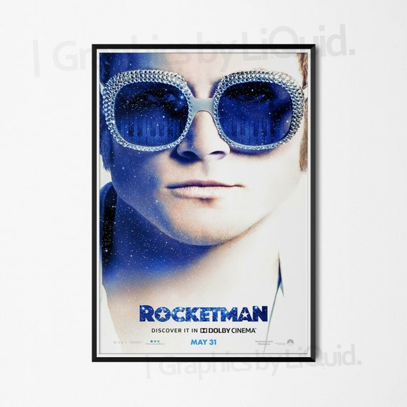Film Art Print A4 A3 ROCKETMAN 2019 Elton John Movie Poster