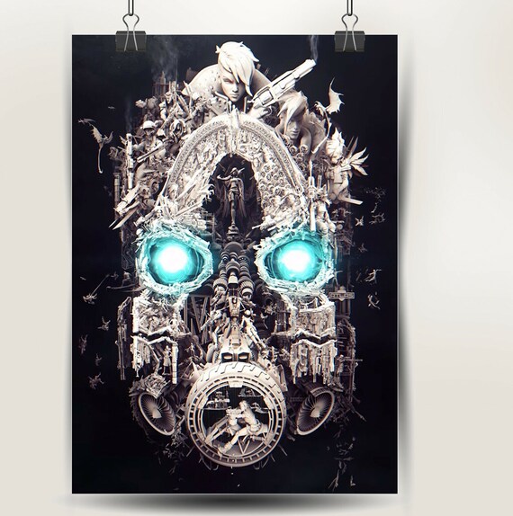 Halo Game Digital Art Poster Print T1194 A4 A3 A2 A1 A0|