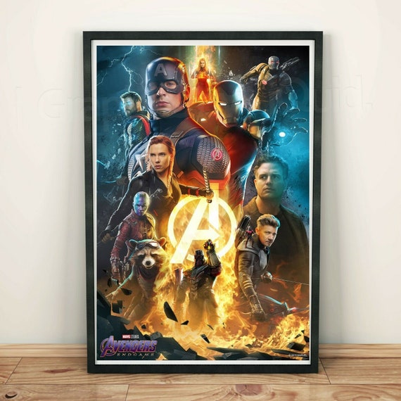 AVENGERS ENDGAME POSTER PRINT A5..A4..A3 A2 OPTIONS