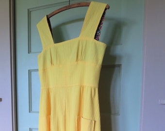 etsy yellow dress