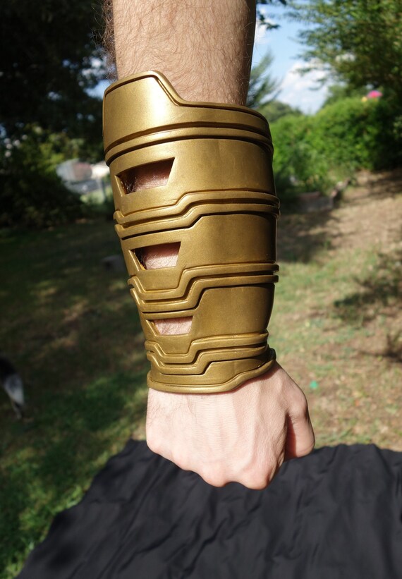 Shazam Captain Marvel Gauntlets Bracers Etsy