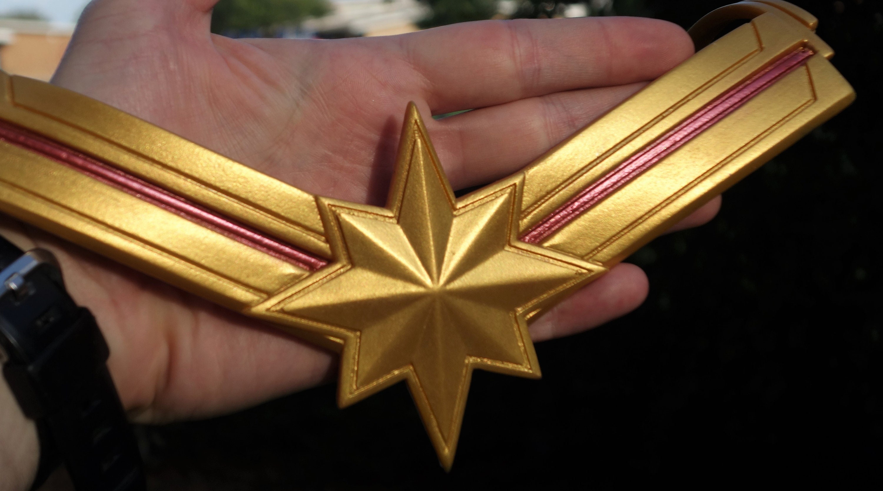 Captain Marvel Star Chest Emblem - Etsy