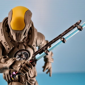 3D Printed Plasma Sword for 1/12 to 1/10 Scale Action Figures, Raw Unpainted Resin Print