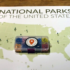 Nationalpark Karte, National Park Poster, National Park Sign, United States Park Print, Schild, Scratch Off, US National Park Map