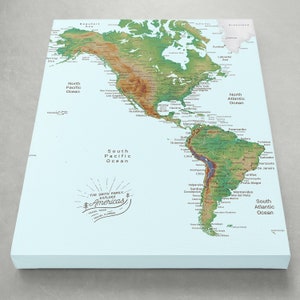 Carte de l'Amérique du Nord, Carte de l'Amérique du Nord, Carte topographique de l'Amérique du Nord, Carte de l'Amérique du Sud, Carte de l'Amérique du Sud, Carte de l'Amérique du Sud, Punaise de l'hémisphère