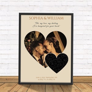 Hochzeitstagsgeschenk, The Night Wed, Unsere erste Hochzeitserinnerung, Sternenkarte, wo wir uns getroffen haben, individueller Nachthimmel, Sternenkarte personalisiert, für Sie, Ihn