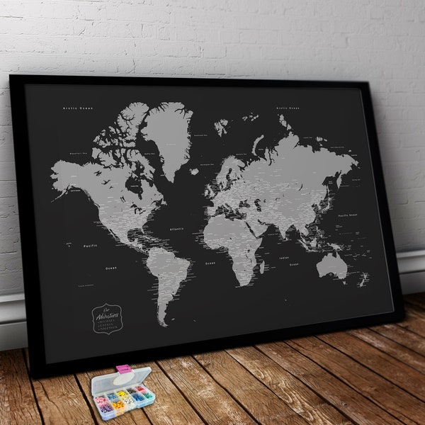 Personalized Travel Map With Push - Il 600x600.5796666816 Dhiw