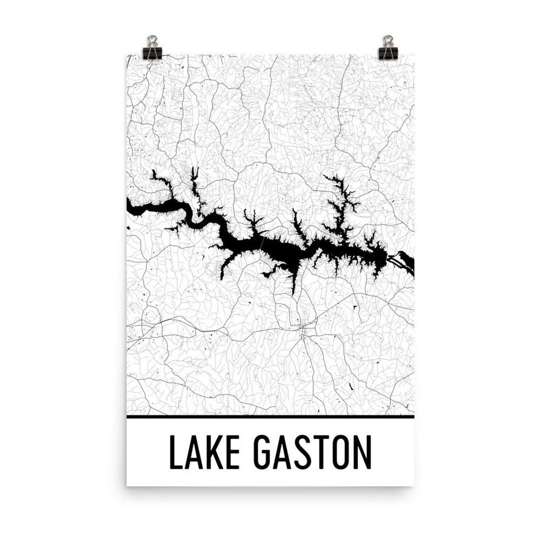 Lake Gaston North Carolina, Lake Gaston NC, North Carolina Map, NC