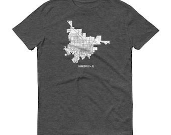 Gainesville Florida Map Shirt