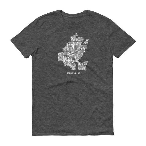 Edmonton Shirt, Edmonton AB, Canada, Edmonton TShirt, Edmonton Gift, Edmonton Tee, Edmonton Map, Canada Shirt, Alberta Map, Alberta Shirt