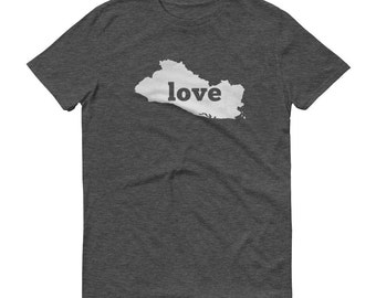 El Salvador Map T-Shirt: Love Design, Country Pride