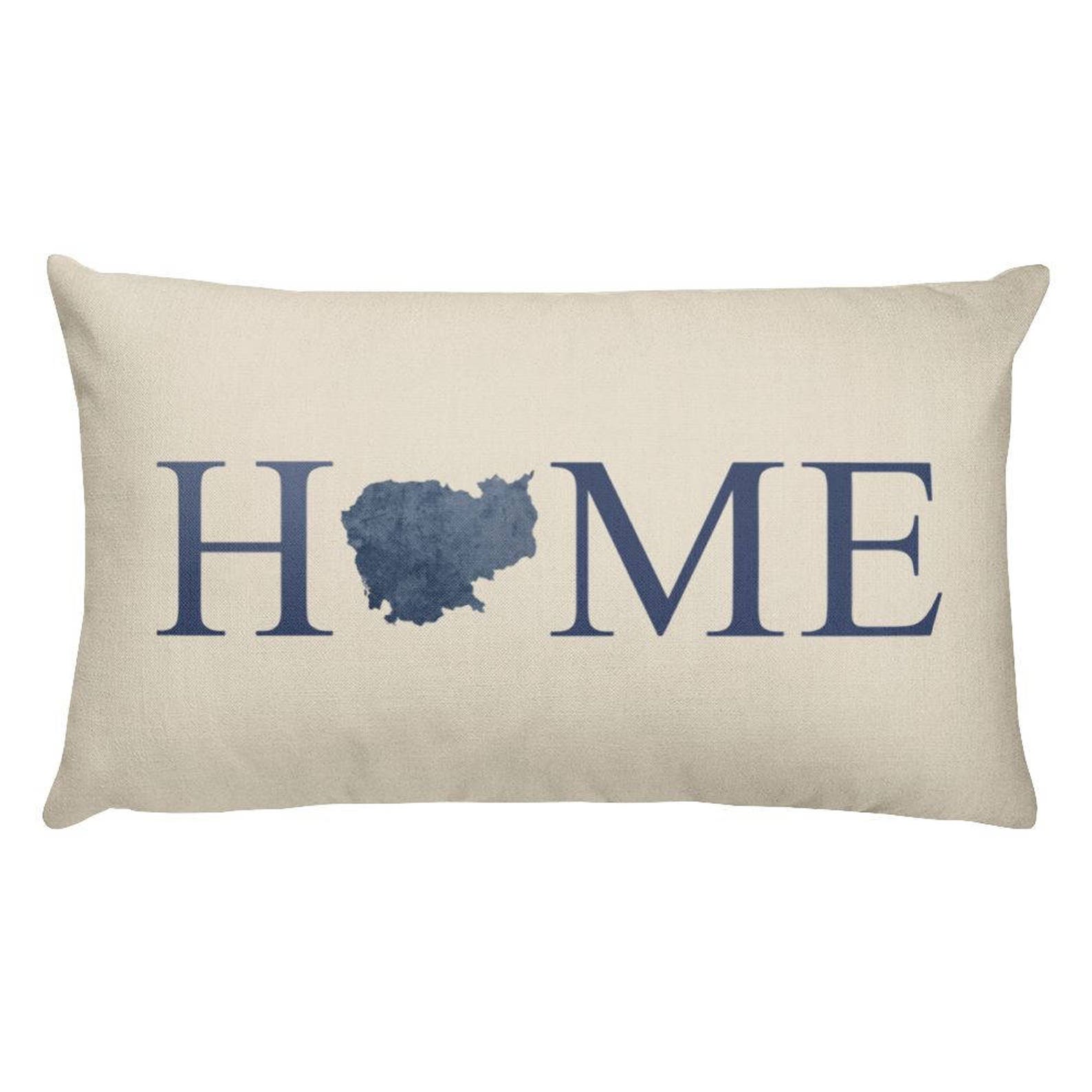 Cambodia Pillow Cambodia Gifts Cambodian Decor Cambodia Etsy